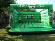 ben 10 bouncy castle hire, weymouth, dorchester, bridport, beaminster, whareham, blandford , poole, charlton down